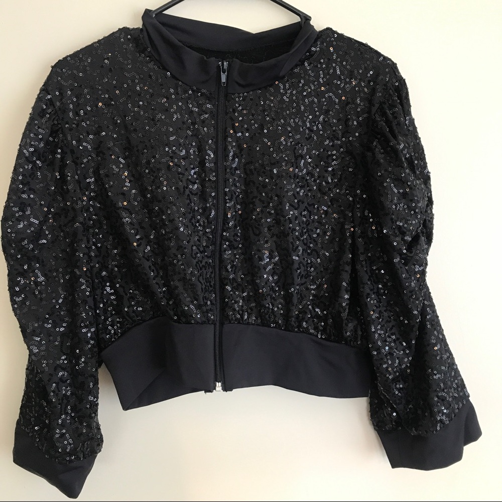 Black Sequined Costume Jacket